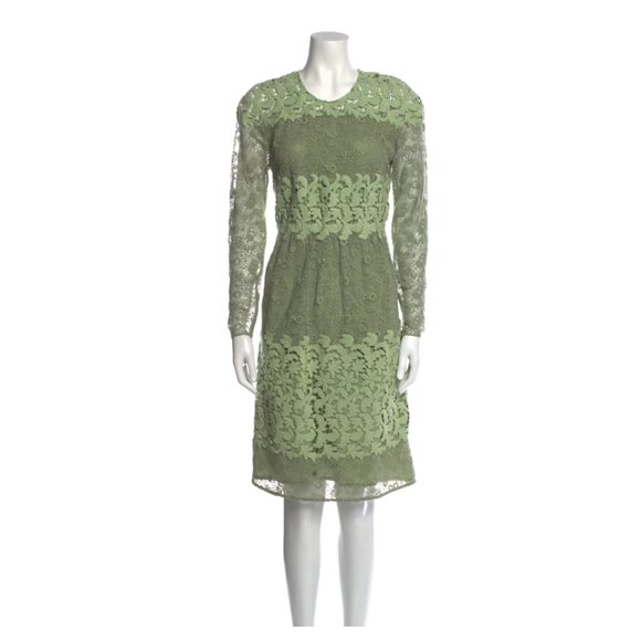 SOLD in other platform Burberry Prorsum Floral Lace And Macramé Dress - Picture 4 of 4
